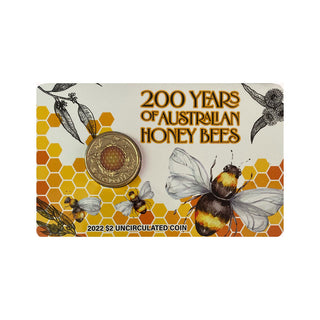 2022 Honey Bee Carded $2 Coin