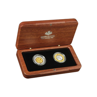 2006 Royal Collection Selectively Gold Plated 50c Silver Proof Set