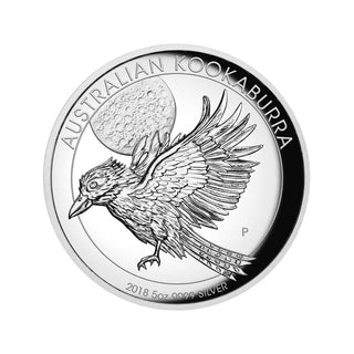 2018 Australian Kookaburra 5oz Silver Proof High Relief