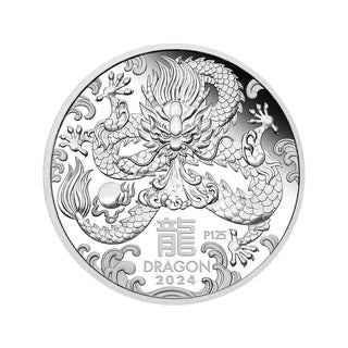 2024 Year of the Dragon 1oz Silver Proof Coin