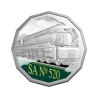 2025 50c Coloured Uncirculated Seven-Coin Collection - Steam Giants
