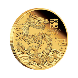 2024 Year of the Dragon 1/10oz Gold Proof Coin