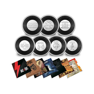 2021/2022 AC/DC 20c 7 Coin Collection Volume 1