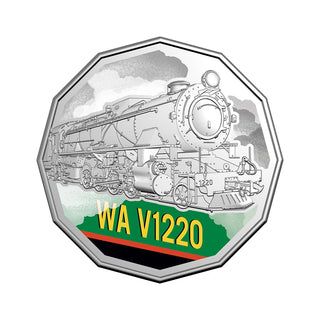 2025 50c Coloured Uncirculated Seven-Coin Collection - Steam Giants