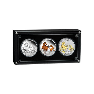 2026 Australian Lunar Series III Year of the Horse 1oz Silver Trio
