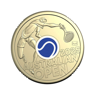 2025 Men's Australian Open $2 Coloured Coin