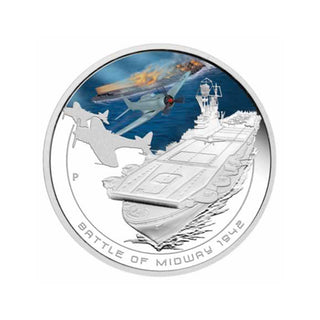 2011 Famous Naval Battles - The Battle of Midway 1oz Silver Proof Coin