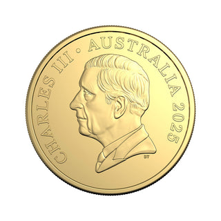 2025 20c Gold Plated Coloured Book Week Coin - The Rainbow Serpent - Deluxe Special Edition