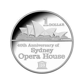2013 Sydney Opera House 40th Anniversary 1oz Silver Proof Coin