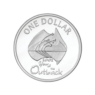 2002 Year Of The Outback $1 Silver Proof Coin