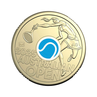 2025 Women's Australian Open $2 Coloured Coin