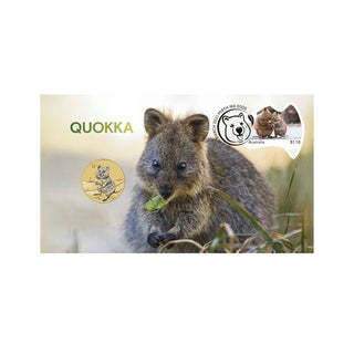 2021 Quokka Stamp and Coin Cover $1 PNC