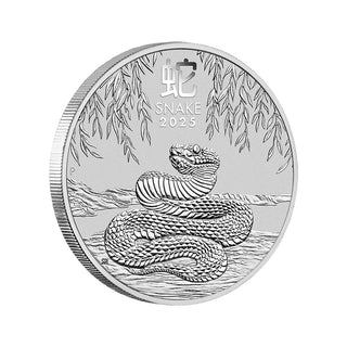 2025 Year of the Snake 1oz Silver Bullion Coin Perth Mint