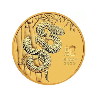 2025 Perth Mint Gold Lunar Snake Coin 1/10oz