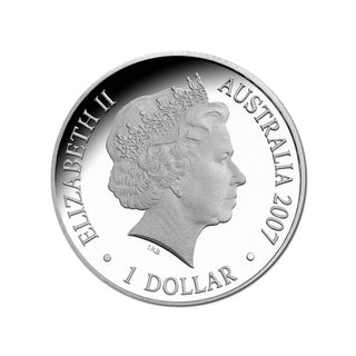 2007 $1 Year Of The Pig Lunar Series Silver Proof