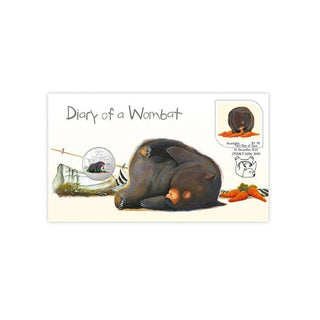 2022 Diary of a Wombat 20th Anniversary Coloured 20c PNC